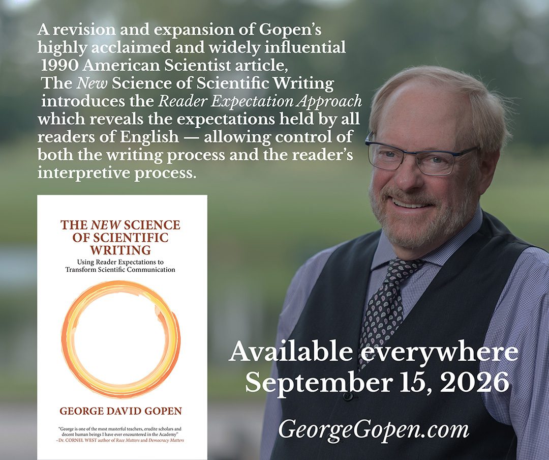 The New Science of Scientific Writing: Book Release Update